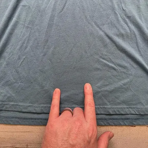 Huk Mens XXL Blue Long Sleeve Fishing T-Shirt Cotton Blend - Picture 3 of 6